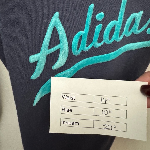 Adidas Navy Leggings with Logo - Picture 11 of 11